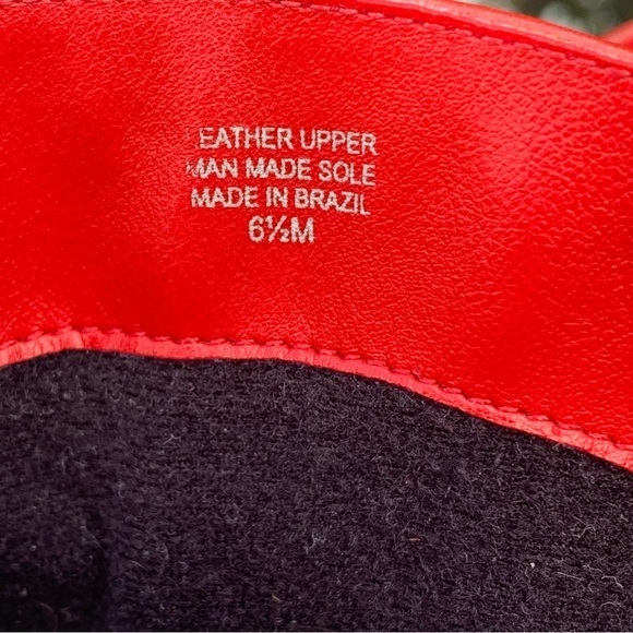 Women’s Western Cowgirl Boots Matisse Made in Brazil Red Slouch Leather Size 6.5 - Picture 12 of 12